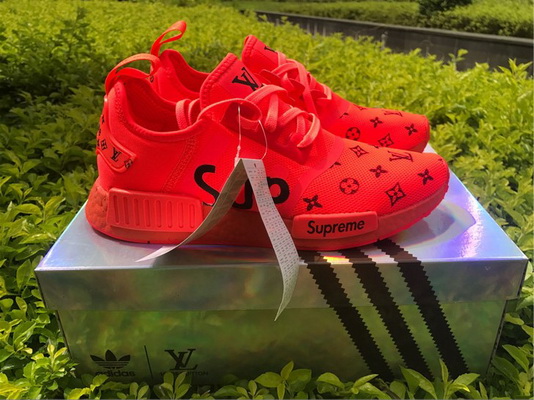 Super Max Supreme x LV x Adidas NMD R1 Red Boost--010